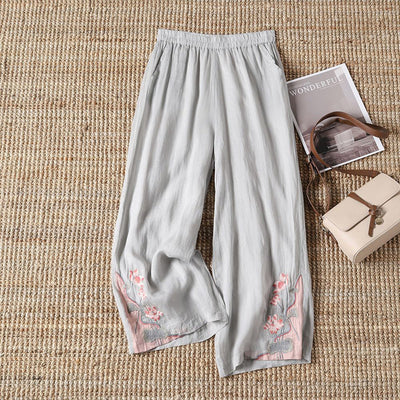 Lysette - Floral Print Pants