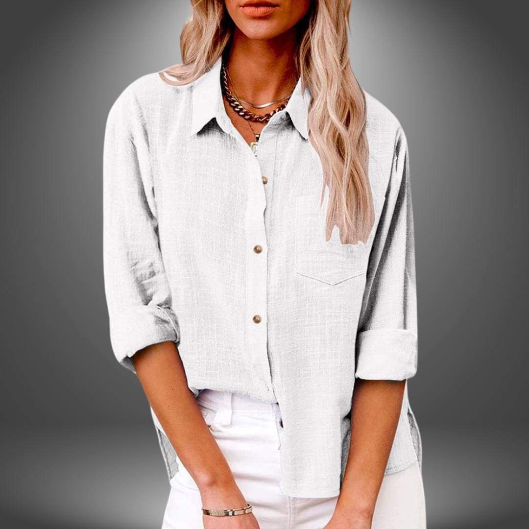 Eve - Premium Linen Blouse