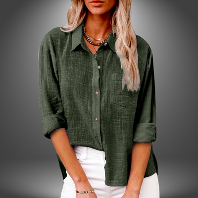 Eve - Premium Linen Blouse