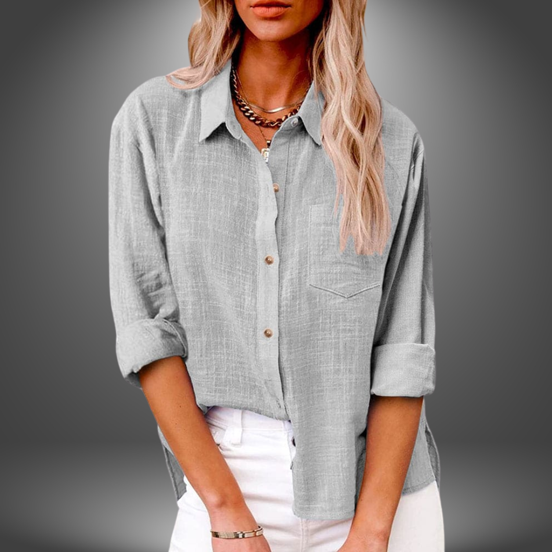 Eve - Premium Linen Blouse