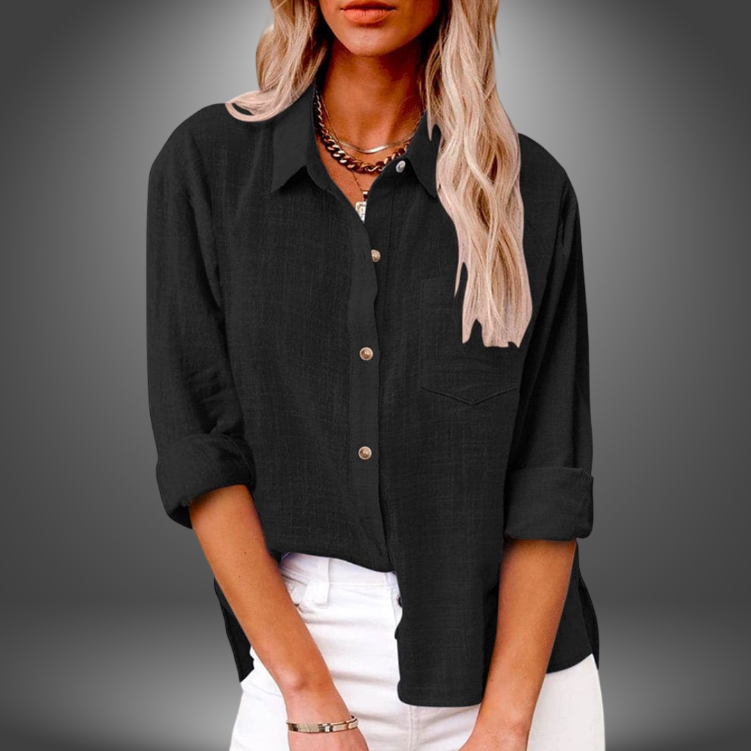 Eve - Premium Linen Blouse