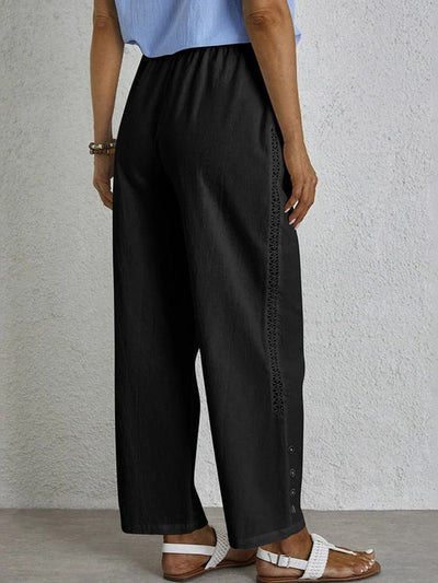 Celena - Effortless Buttoned Pants