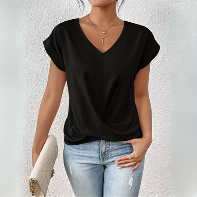 CLASSIC V-NECK COTTON WOMEN'S TEE | ISLA