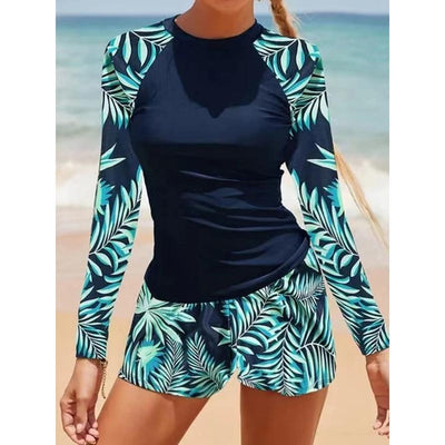 Noa | Long-Sleeve Two-Piece Surfing Swimsuit