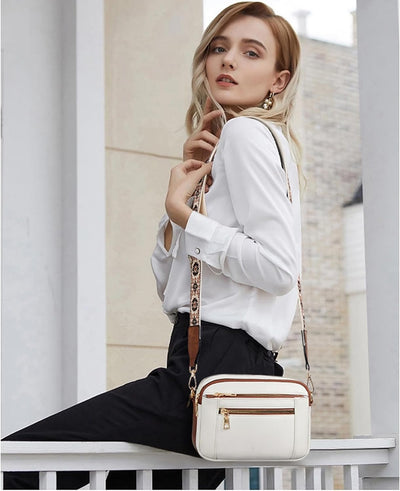 Camilla | Refined Anti-Theft Leather Shoulder Bag
