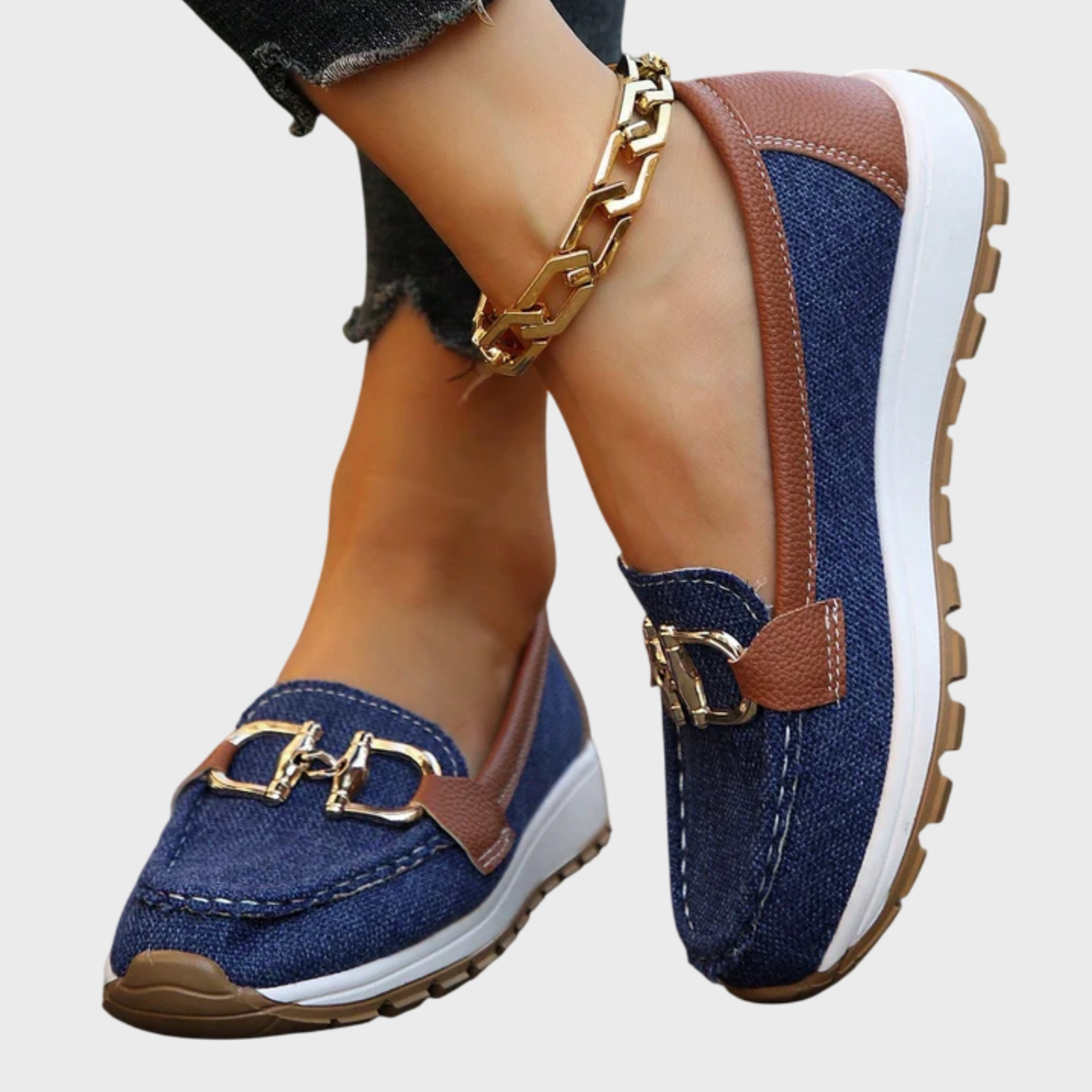 Ruby | Flat Buckle Loafers