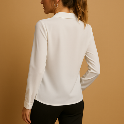 Lieke | Chic Solid Blouse for Women