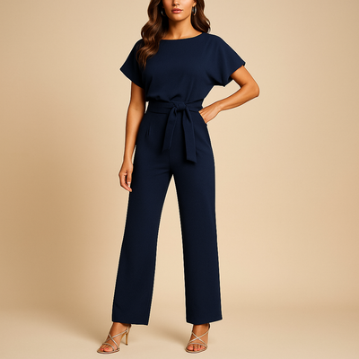 Tessa | Women's Tailored Jumpsuit with Elegant Lace Accents