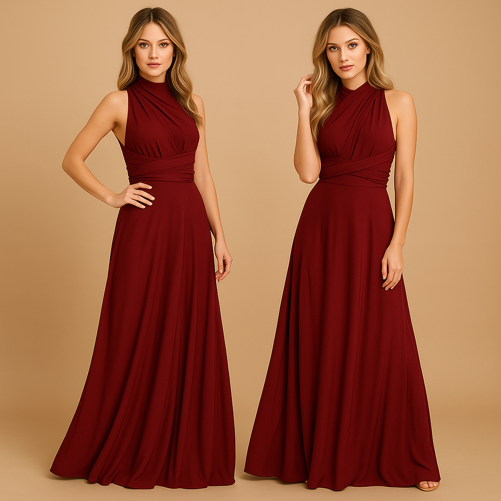 Mila | Women's Wrap Dress with Extended Straps