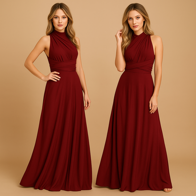 Mila | Women's Wrap Dress with Extended Straps