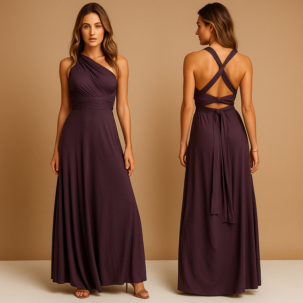 Mila | Women's Wrap Dress with Extended Straps