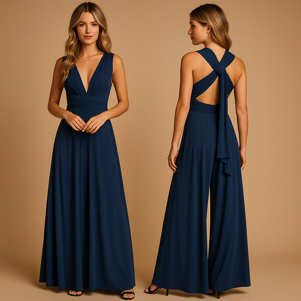 Mila | Women's Wrap Dress with Extended Straps