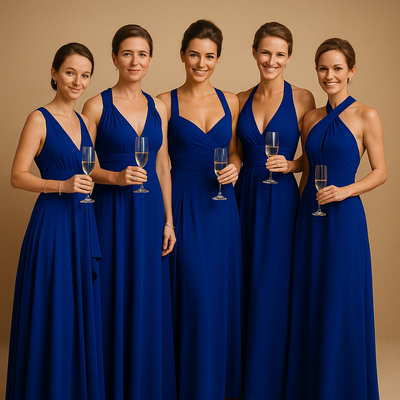 Mila | Women's Wrap Dress with Extended Straps