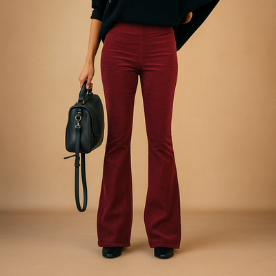 Maartje | Women's Retro-Inspired Flared Corduroy Pants
