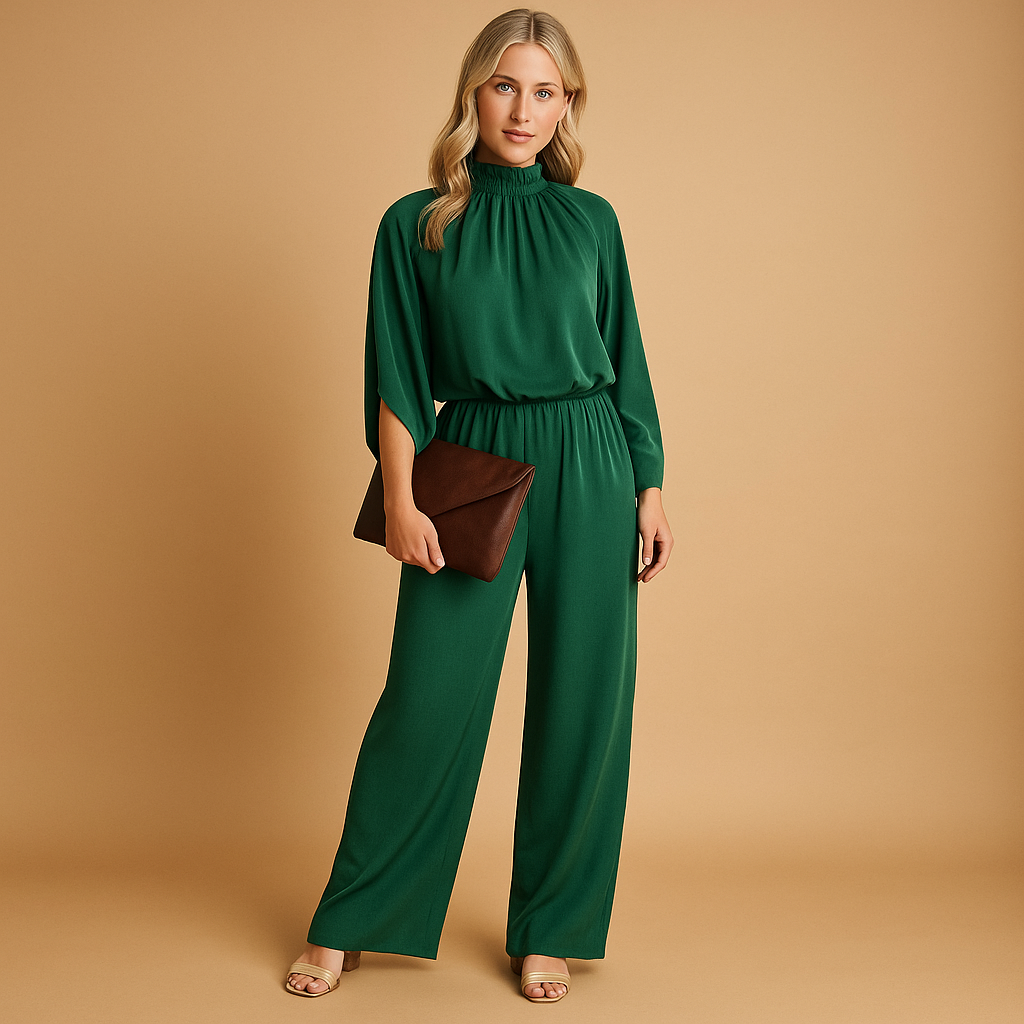 Veerle | Sophisticated Long-Sleeve Jumpsuit for Women