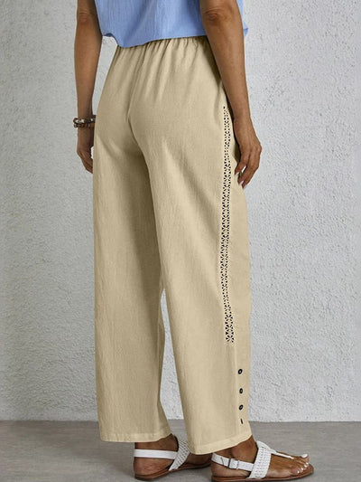 Shania - Relaxed Buttoned Pants