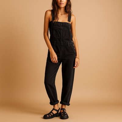 Adjustable Strap Denim Dungarees for Women | Lieke