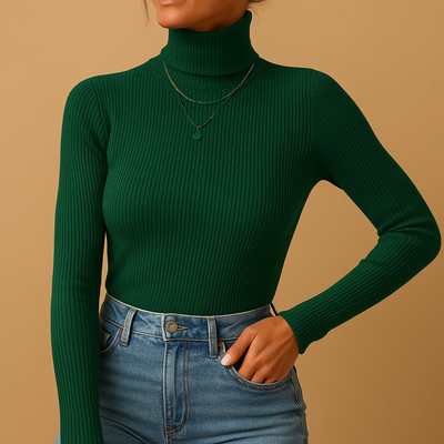 Chic Women's Knitted Turtlenecks by Marije