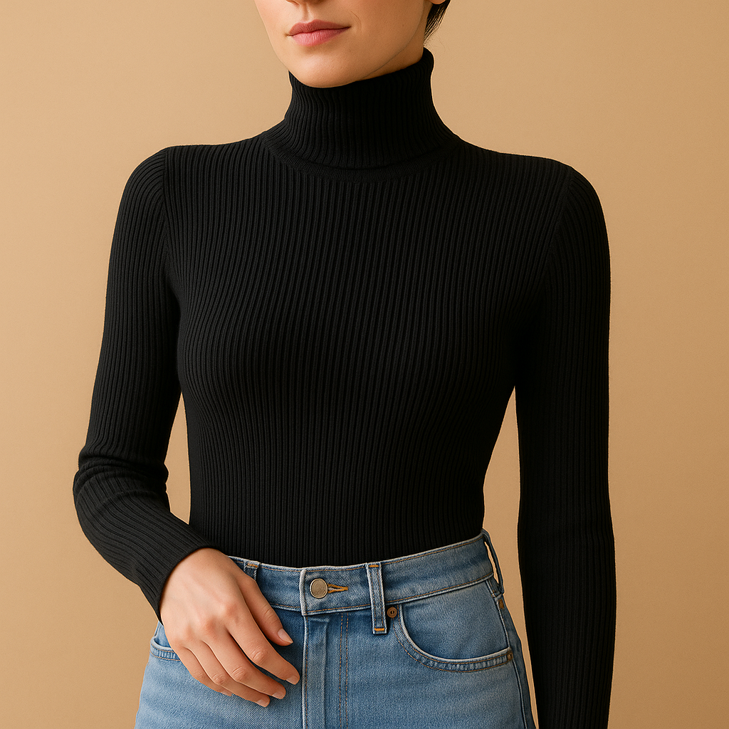 Chic Women's Knitted Turtlenecks by Marije