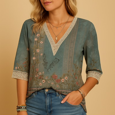 Chic Women's Blouse with a Flattering Silhouette | Luna