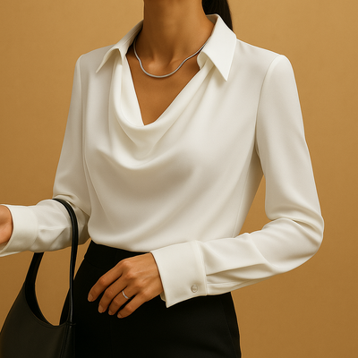 Mirthe | Women's Elegant Long Sleeve Blouse