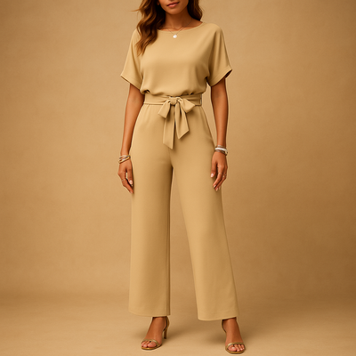 Nina | Chic Tailored Jumpsuit with Flowing Sleeves for Women