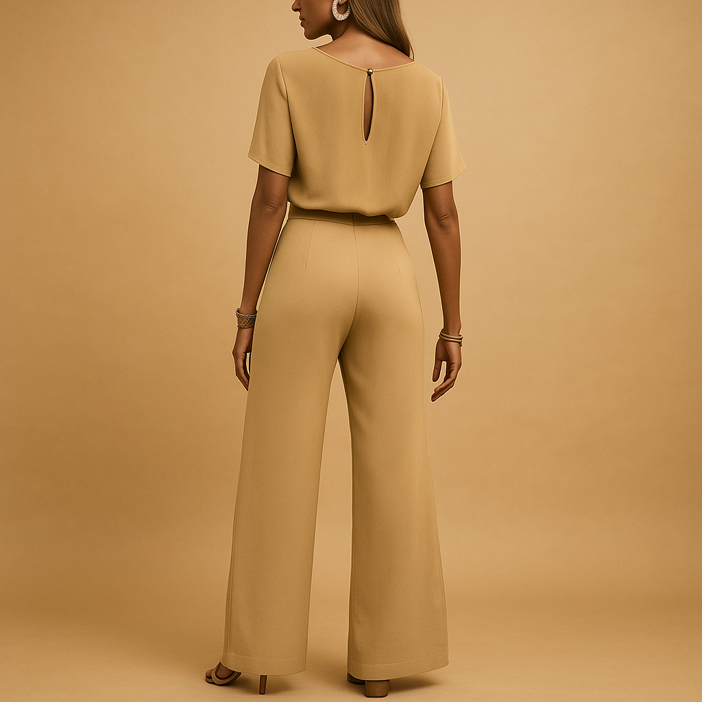 Nina | Chic Tailored Jumpsuit with Flowing Sleeves for Women