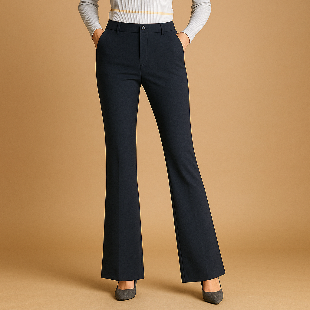 Renée | Women's High-Waisted Flared Pants