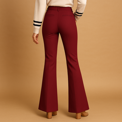 Renée | Women's High-Waisted Flared Pants