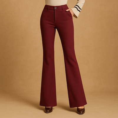 Renée | Women's High-Waisted Flared Pants