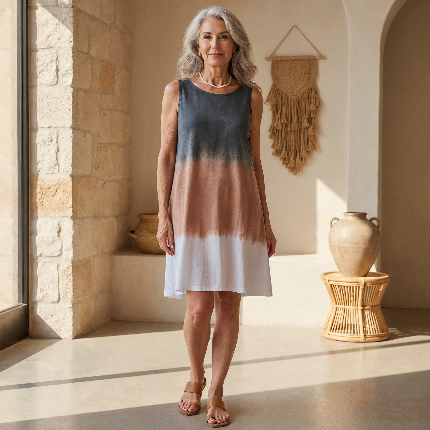 Vionette - Casual Gradient Dress