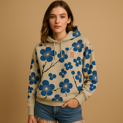 Lianne Women's Floral Hoodie Sweater
