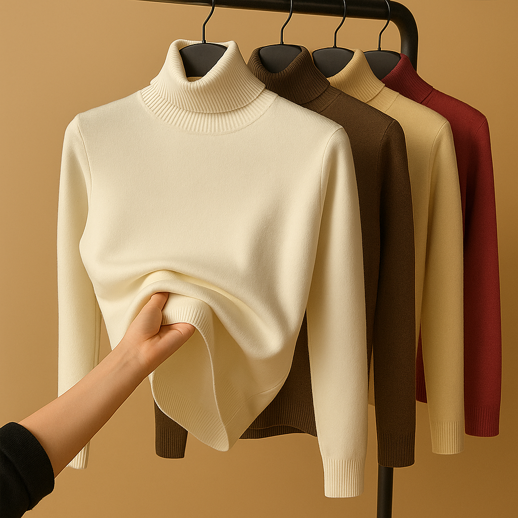 Chic Women's Knitted Turtleneck for Daily Comfort | Yara