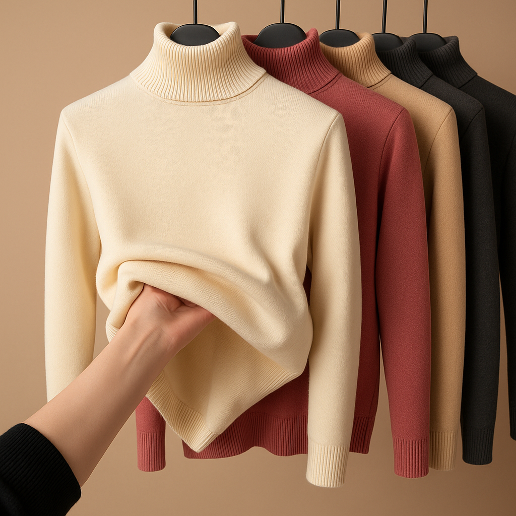 Chic Women's Knitted Turtleneck for Daily Comfort | Yara