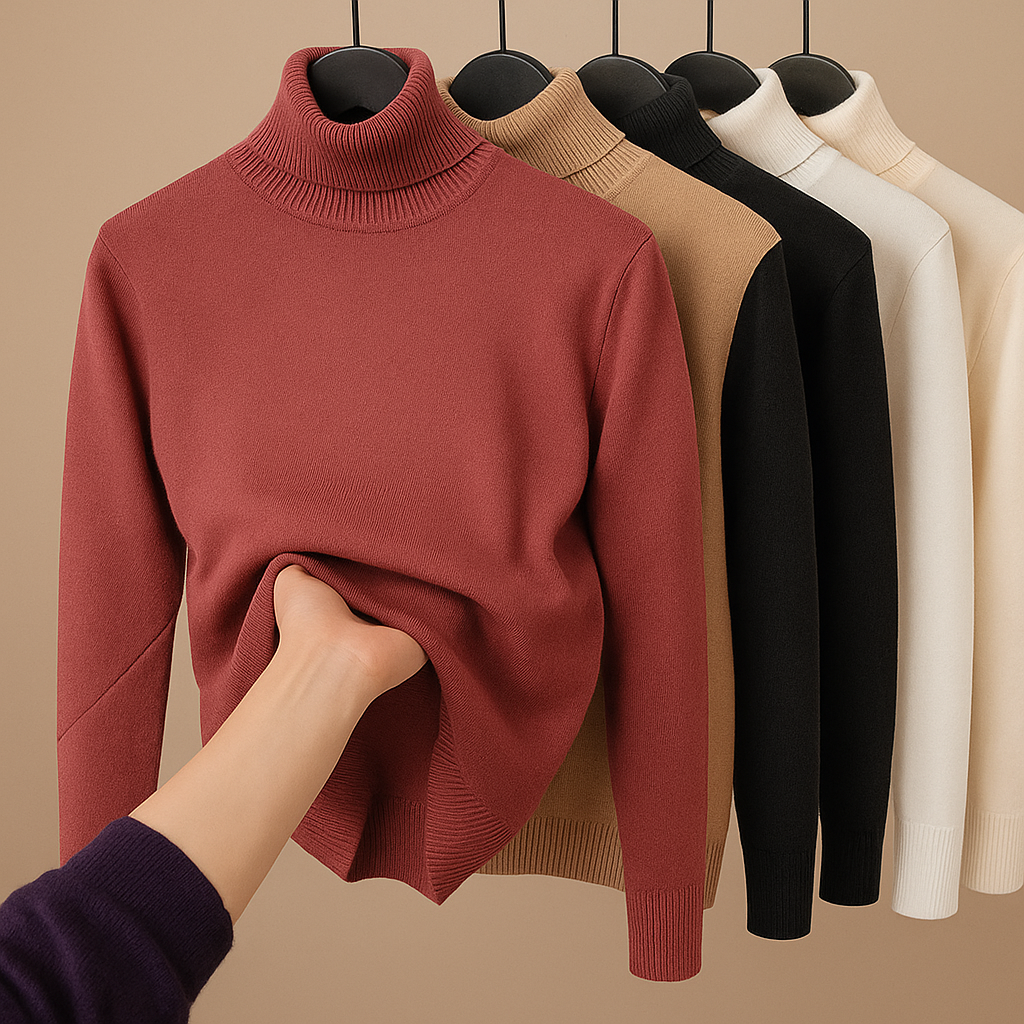 Chic Women's Knitted Turtleneck for Daily Comfort | Yara