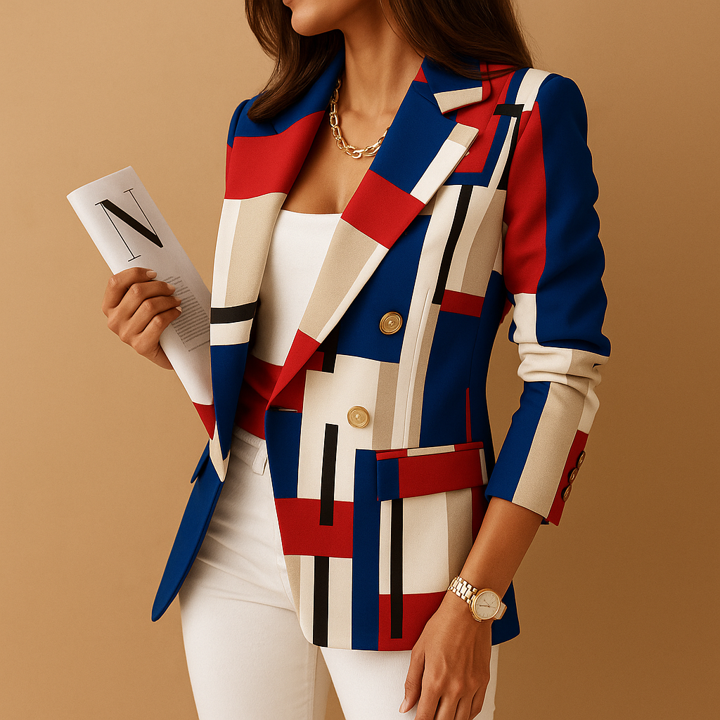 Women's Tailored Blazer with Elegant Accents | Renée