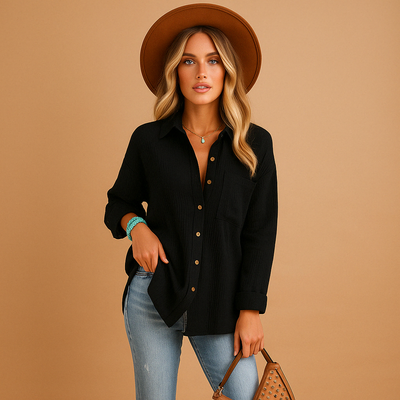 Marije | Women's Classic Long Sleeve Polo Shirt