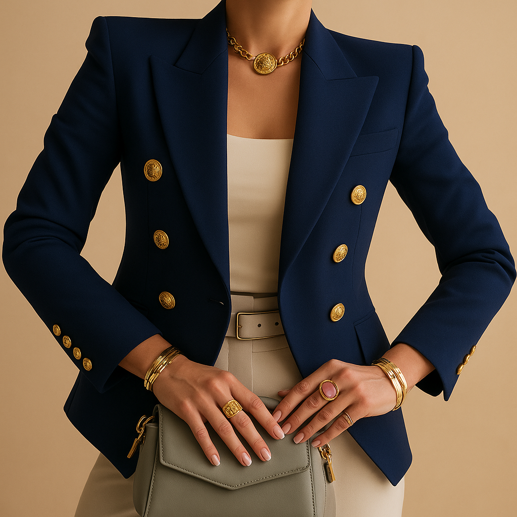 Chic Long Women's Blazer | Lavina