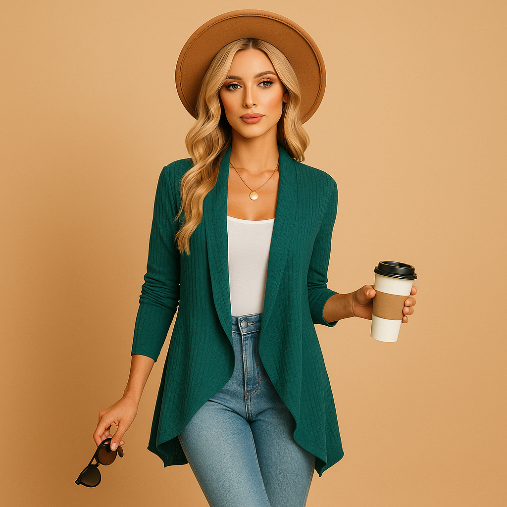 Fenna Women's Long Knitted Cardigan