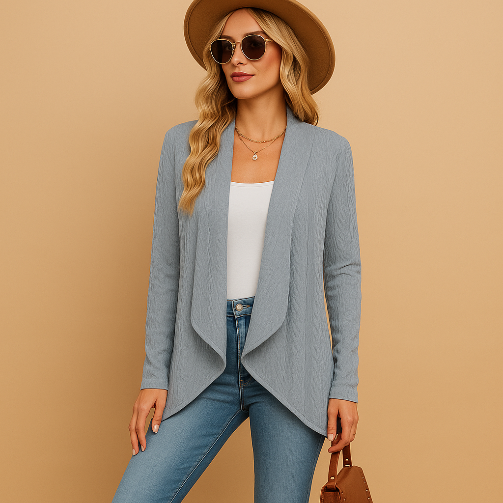 Fenna Women's Long Knitted Cardigan