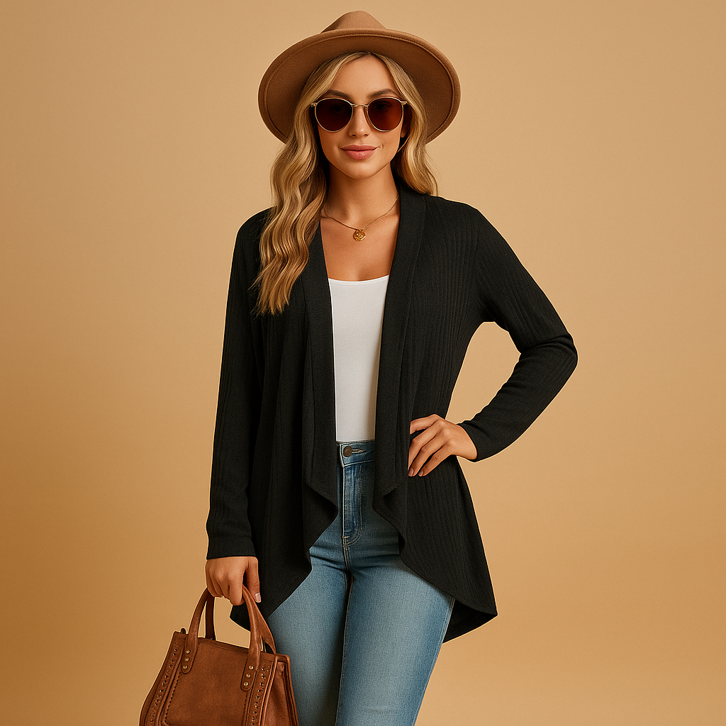 Fenna Women's Long Knitted Cardigan