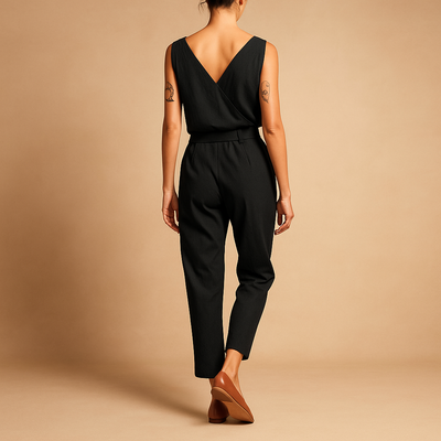 Women's Adjustable Waistband Lightweight Jumpsuit | Myrthe