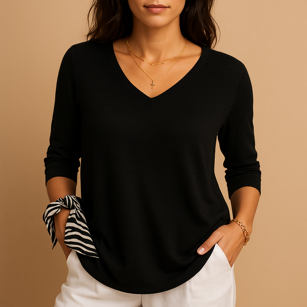 Chic Loose-Fitting Women's Top with Contemporary Style | Evelien