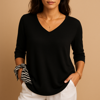 Chic Loose-Fitting Women's Top with Contemporary Style | Evelien
