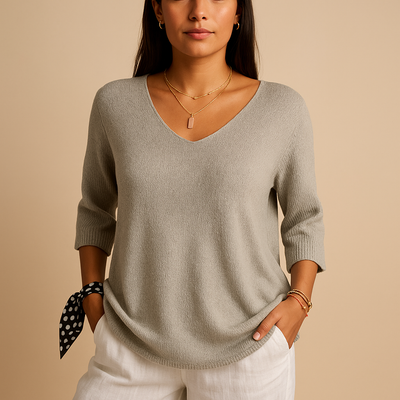 Chic Loose-Fitting Women's Top with Contemporary Style | Evelien
