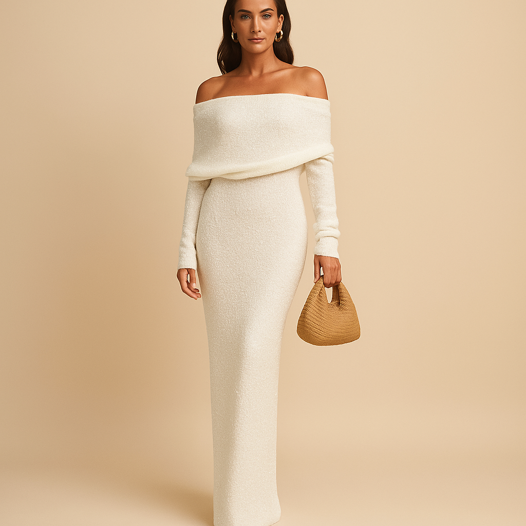 Elegant Off-Shoulder Summer Dress for Women | Joannah