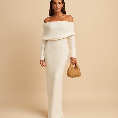 Elegant Off-Shoulder Summer Dress for Women | Joannah
