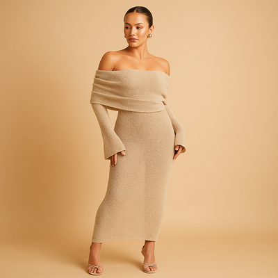 Elegant Off-Shoulder Summer Dress for Women | Joannah