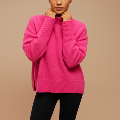 Flattering Oversized Turtleneck Sweaters for Women | Lieke