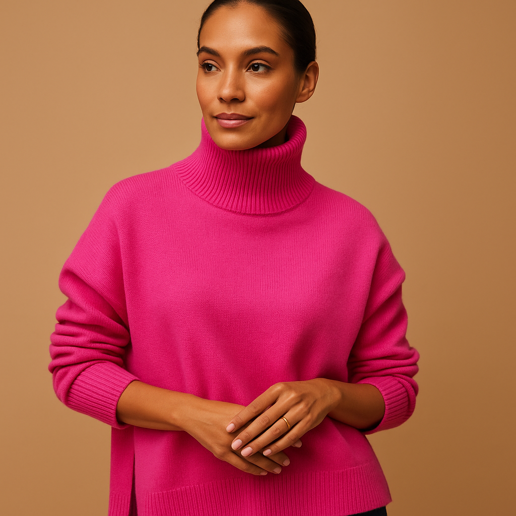 Flattering Oversized Turtleneck Sweaters for Women | Lieke